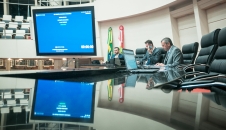 Plenário da Assembleia Legislativa, durante a votação de proposições, na tarde desta terça-feira (29)