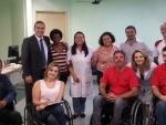 Mário Marcondes visita o Centro Catarinense de Reabilitação