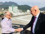 Caropreso acompanha visita do ministro da Cidadania a Jaraguá do Sul