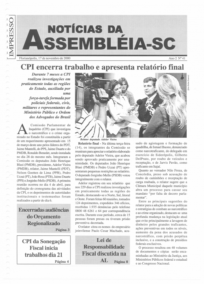 Edição 041 / 17 Novembro 2000