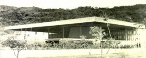 Palácio Barriga Verde nos anos 1970, quando a construção foi concluída. FOTO: Arquivo/Agência AL