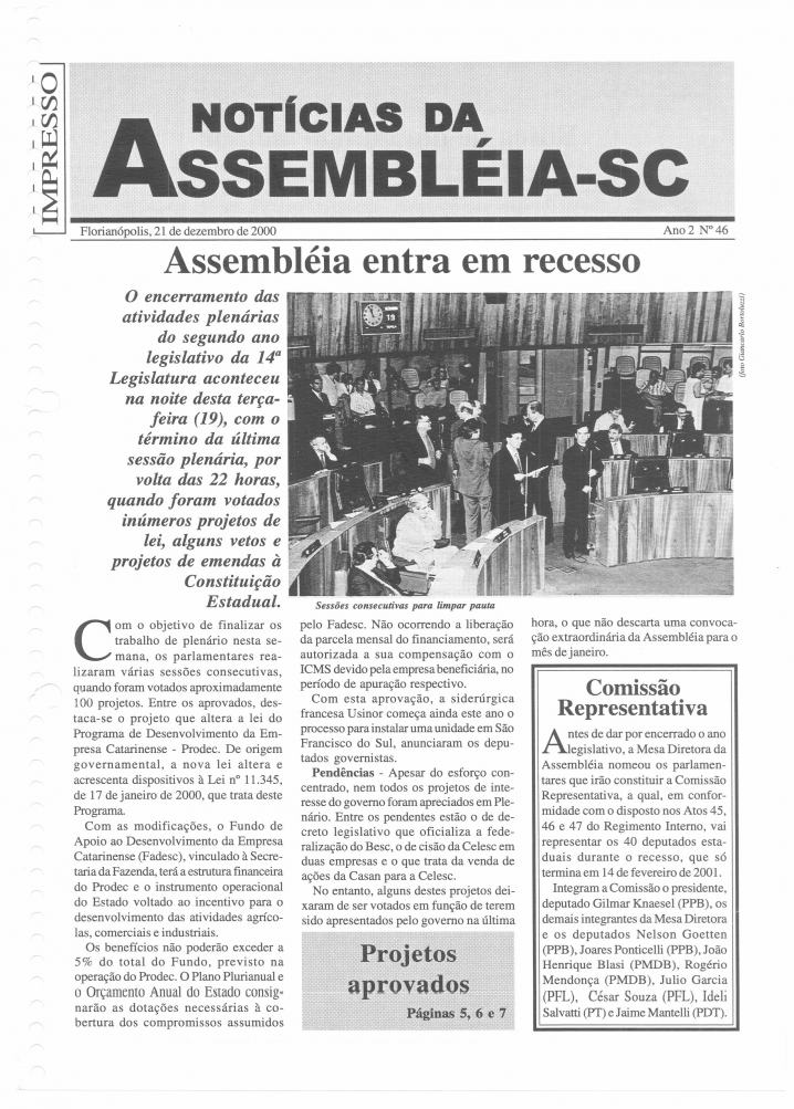 Edição 046 / 21 Dezembro 2000