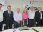 Dos Gabinetes - Reunião do Sescon define estratégias para implementar parceria política Dos Gabinetes - Reunião do Sescon define estratégias para implementar parceria política