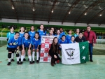 Em Anita Garibaldi, o encontro da deputada Paulinha com a energia das meninas do Futsal