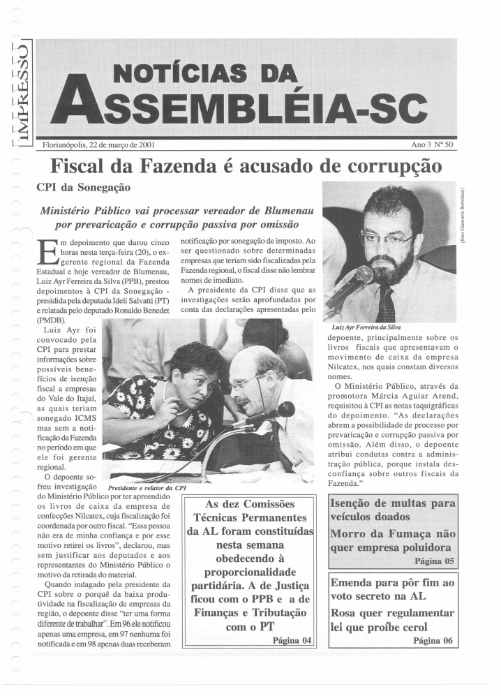 Edição 050 / 22 Março 2001