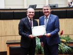 Empresário Delton Batista recebe título de Cidadão Catarinense na Alesc