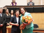 Deputada Dirce reverencia os 50 anos do Colégio Elisa Andreolli