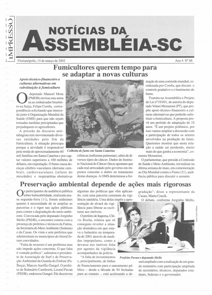 Edição 088 / 15 Março 2002