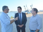 Deputado Rodrigo Minotto visita Terminal Pesqueiro de Laguna