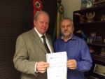 Marcos Vieira repassa recursos para a prefeitura de Abelardo Luz