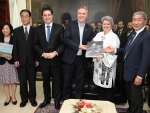 Cônsul-geral do Japão em Curitiba é recebido na Presidência da Alesc
