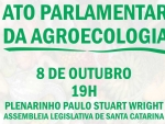 Ato homenageia entidades e pessoas que atuam na agroecologia de SC