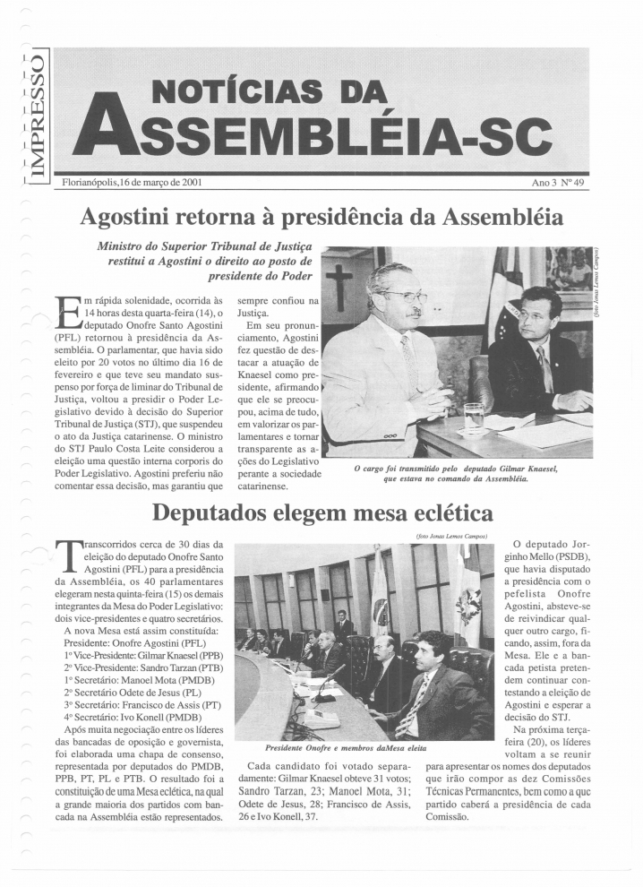 Edição 049 / 16 Março 2001