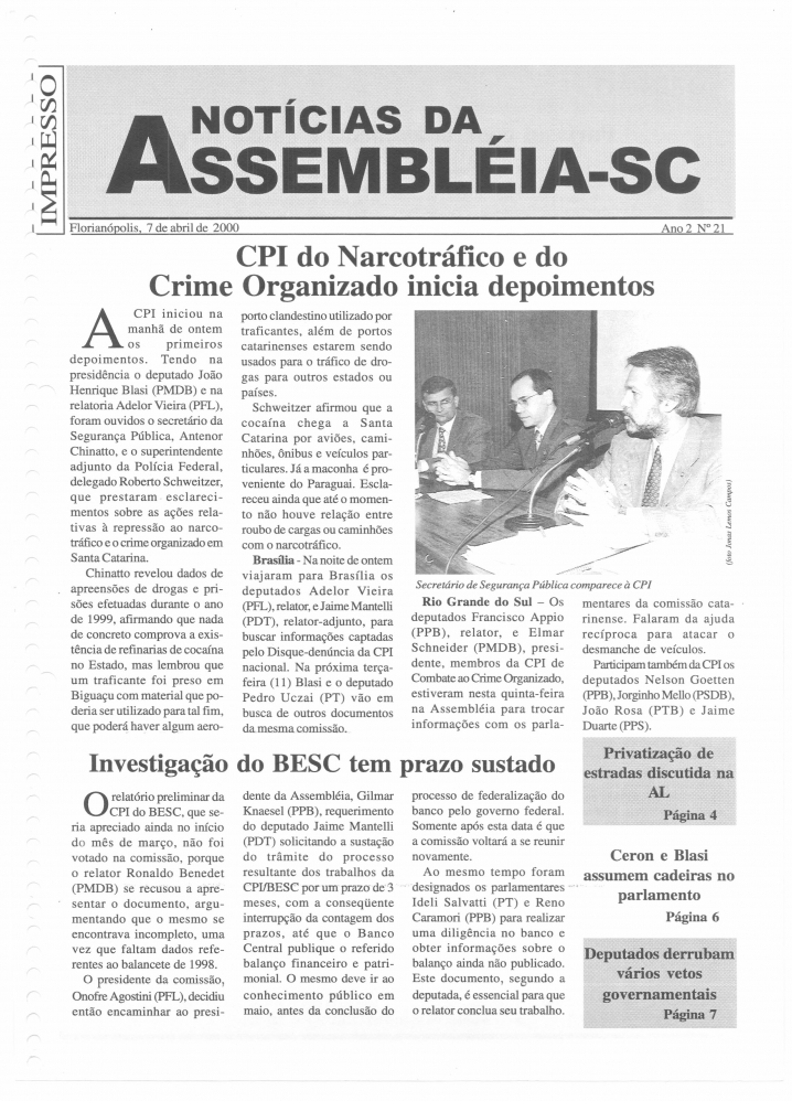 Edição 021 / 07 Abril 2000