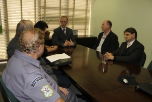 Parlamentares reuniram-se com o procurador-geral do Ministério Público de Santa Catarina, Lio Marin.