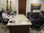 Prefeito de Florianópolis e presidente da Câmara da Capital visitam Titon