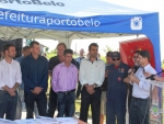 Saretta participa de assinatura da ordem de serviço para urbanização do acesso a Porto Belo