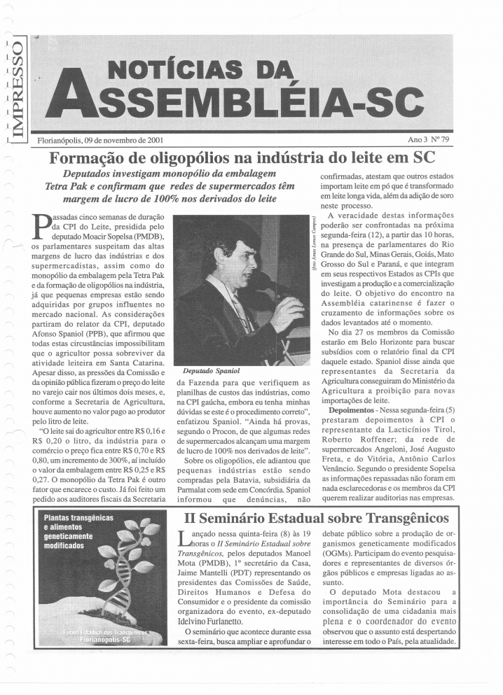 Edição 079 / 09 Novembro 2001