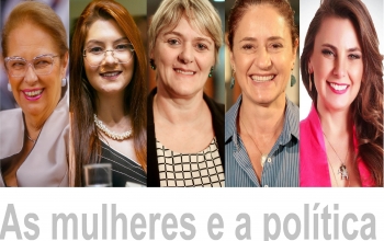 Ada de Luca (e), Ana Campagnolo, Luciane Carminatti, Marlene Fengler e Paulinha: as deputadas que integram a Assembleia Legislativa de Santa Catarina