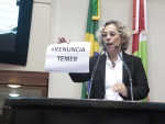 Deputada Ana Paula pede a renúncia de Michel Temer