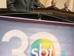 Dos Gabinetes-  Alesc presta homenagem aos 30 anos do SBT SC em sessão requerida por Carlos Chiodini