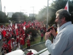 Dos Gabinetes - Padre Pedro defende reforma agrária na 3ª Marcha dos Catarinenses