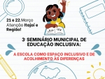3º Seminário Municipal sobre Educação Inclusiva acontece em Itajaí nesta quinta e sexta-feira