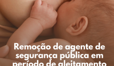 Nova lei garante transferência de agentes de segurança pública durante aleitamento materno