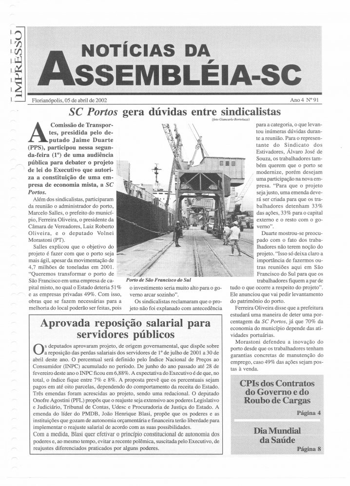 Edição 091 / 05 Abril 2002