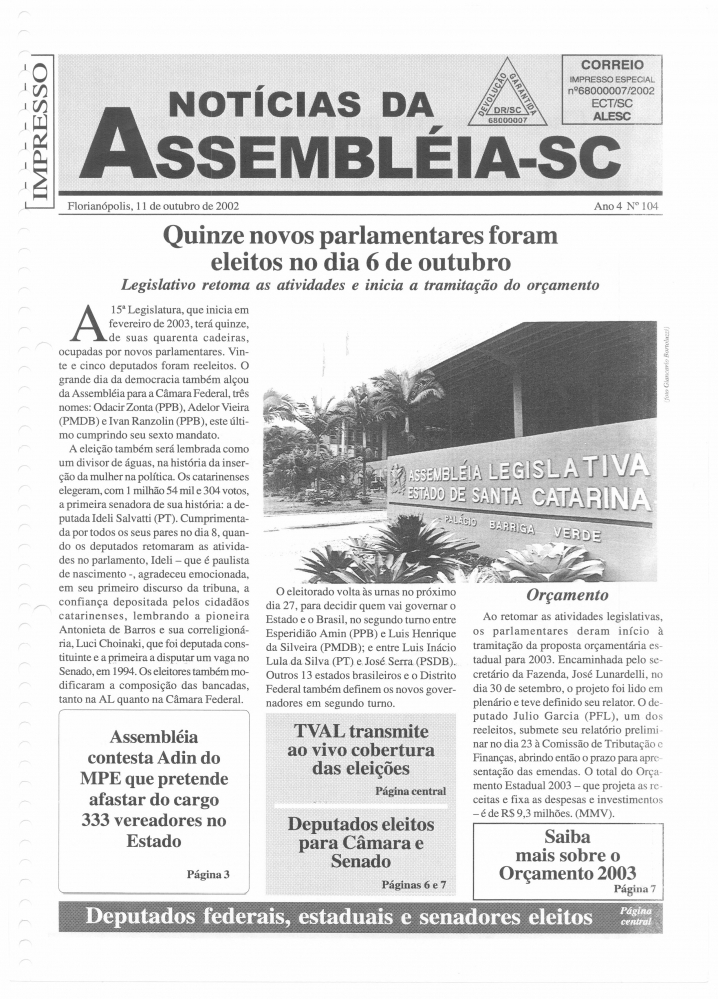 Edição 104 / 11 Outubro 2002