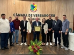 Marcos Vieira recebe titulo de Cidadão Honorário de Belmonte Marcos Vieira recebe titulo de Cidadão Honorário de Belmonte